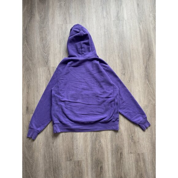 Rare Vintage Y2K Champion Reverse Weave Purple Hoodie Streetwear Sports Faded - Picture 2 of 14